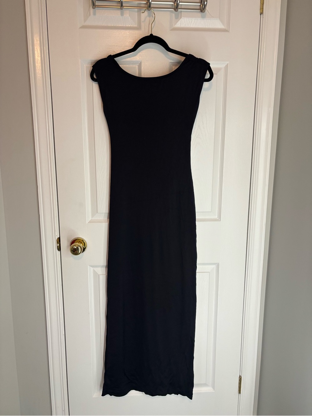 Sleeveless Black Maxi Dress - Timeless Minimalist Style